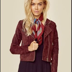 Capulet Suede Stella Moto Jacket - Size Large
